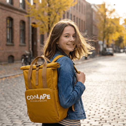 COOLAPE Kids’ Recycled Roll-Top Backpack 🐒🌍 - CoolApe.co.uk