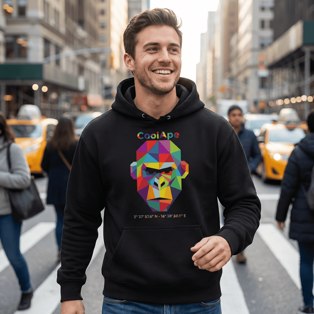 CoolApe Unisex eco hoodie in Various Colours - CoolApe.co.uk