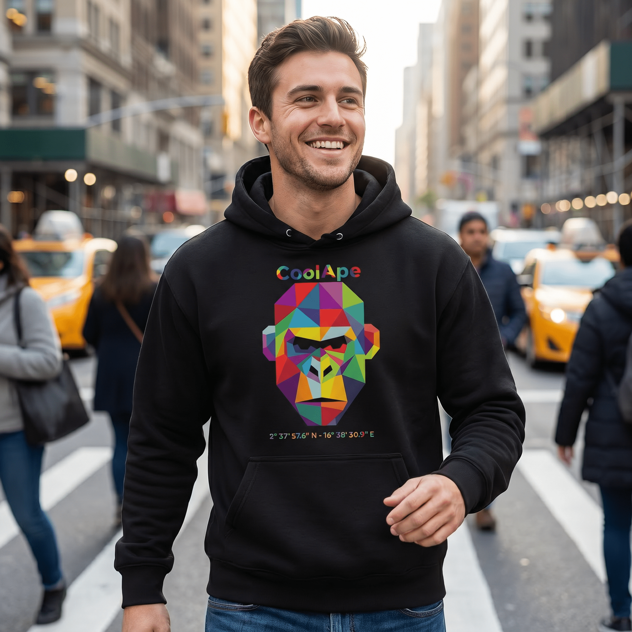 CoolApe Unisex eco hoodie in Various Colours - CoolApe.co.uk