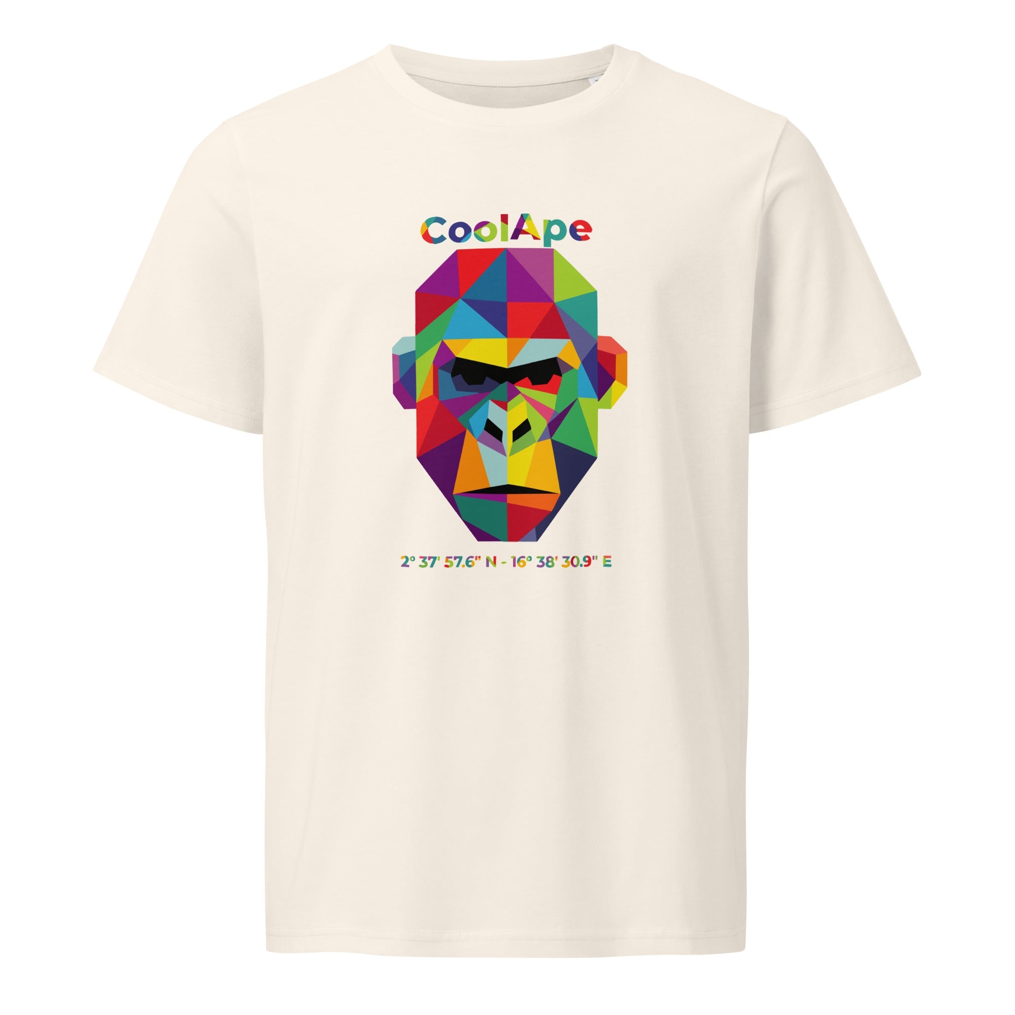 CoolApe Unisex organic mid-light t-shirt in Various Colours - CoolApe.co.uk