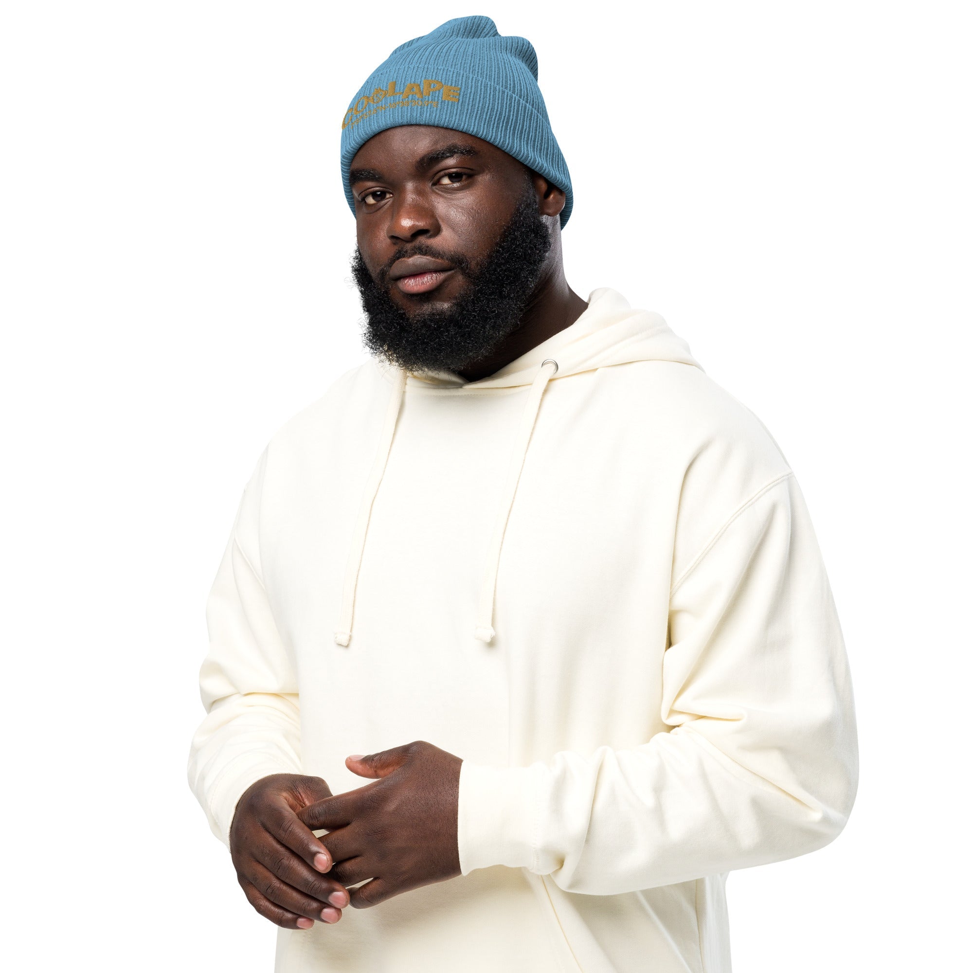 Funky CoolApe Organic ribbed beanie in Various Colours - CoolApe.co.uk
