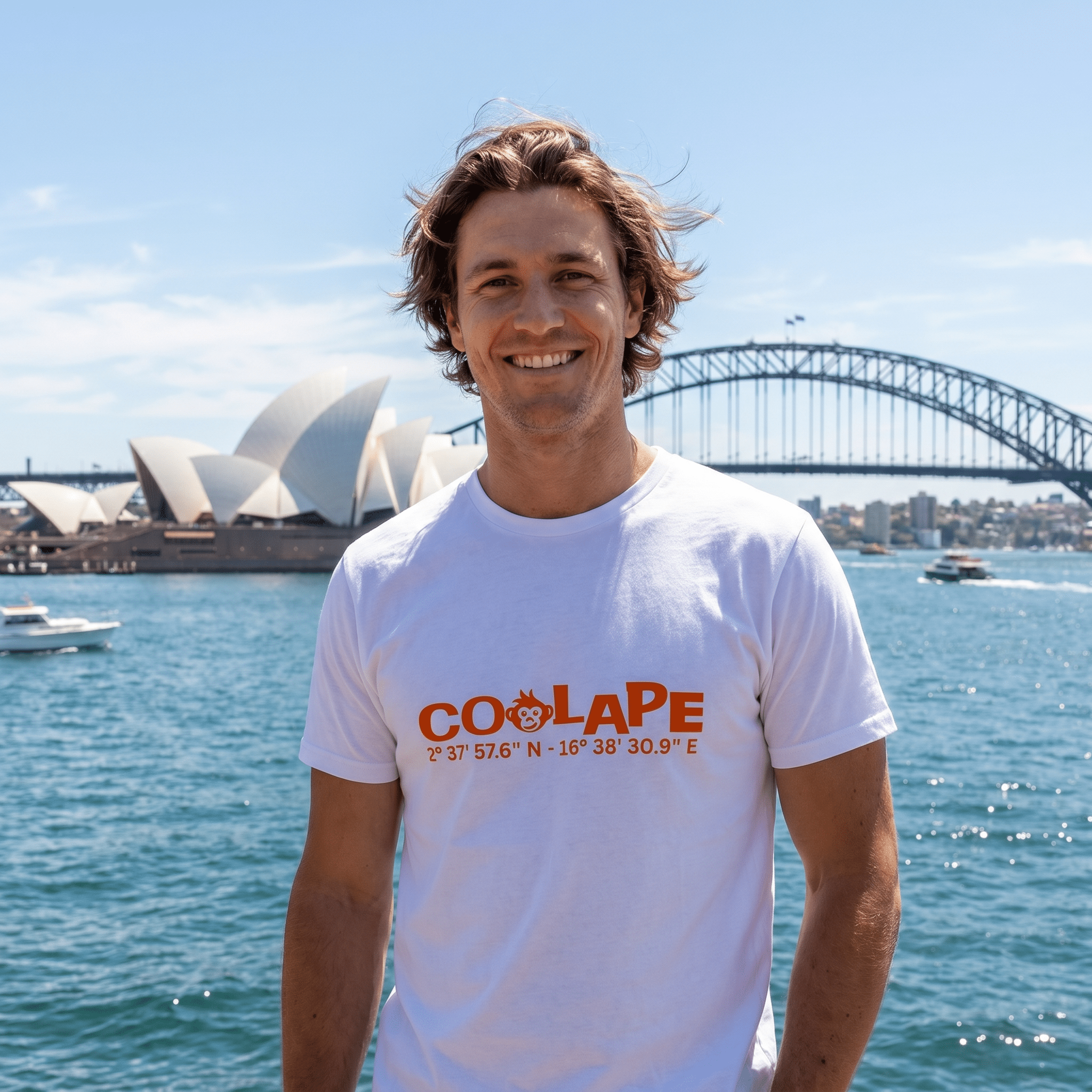 Funky CoolApe Unisex Organic Cotton T-Shirt in Various Colours - CoolApe.co.uk