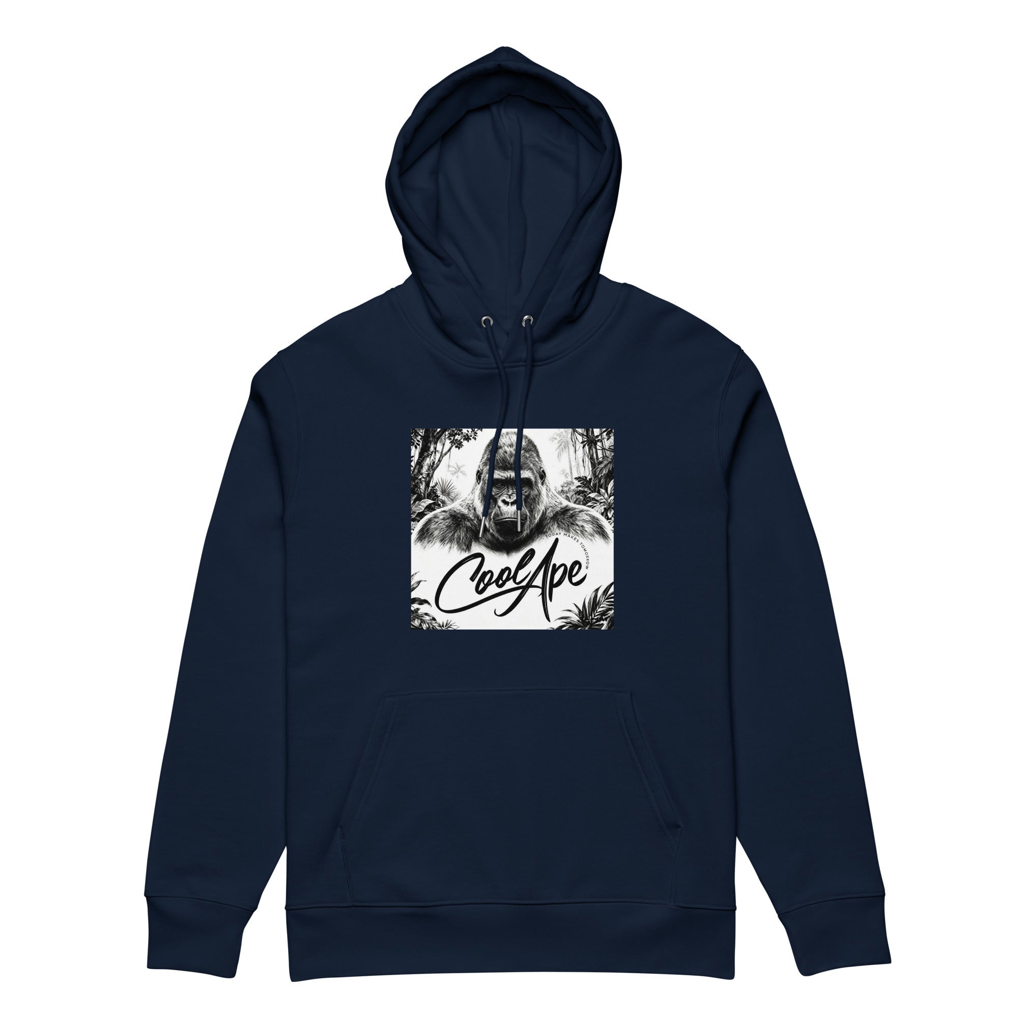 Gorilla Unisex essential eco hoodie - CoolApe.co.uk