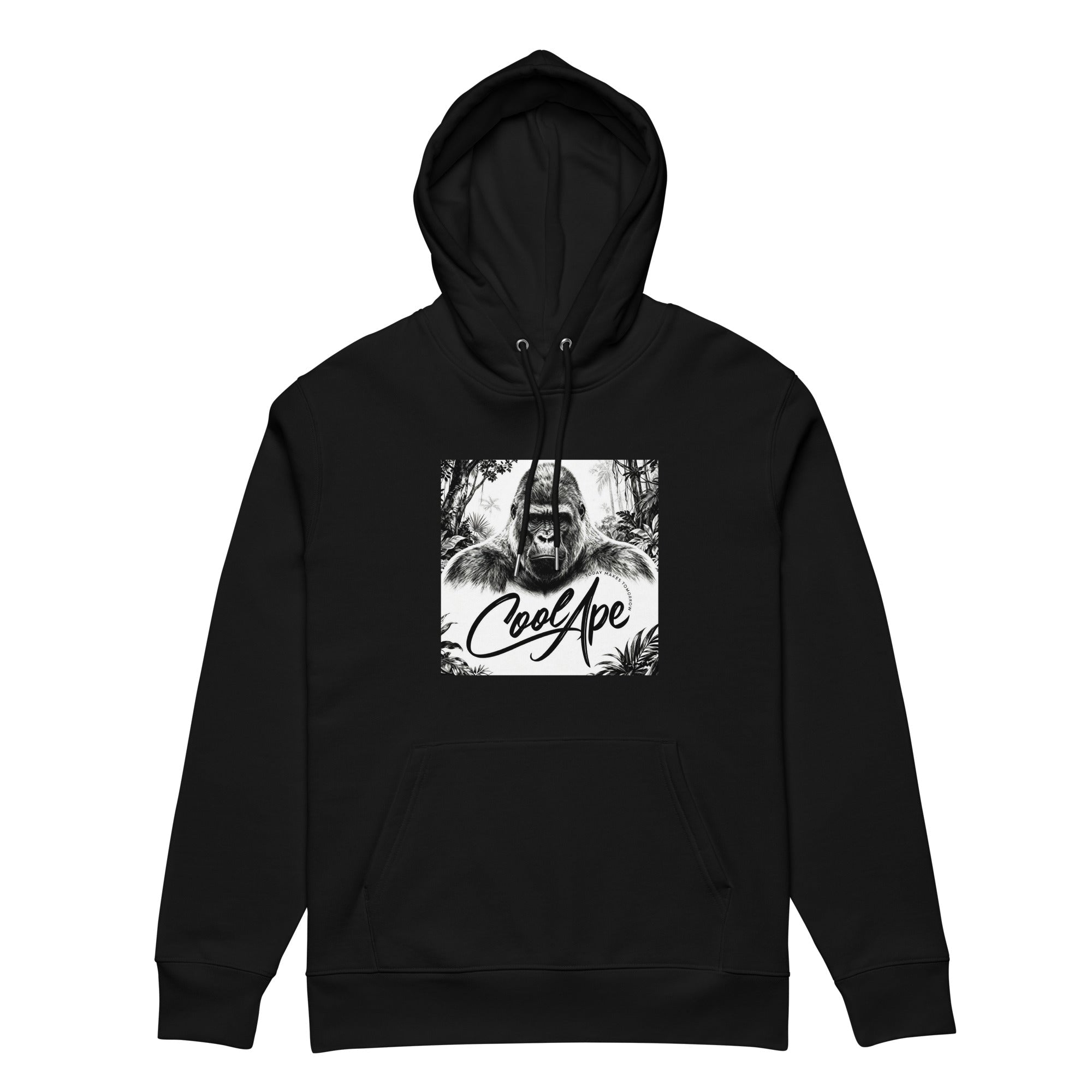 Gorilla Unisex essential eco hoodie - CoolApe.co.uk