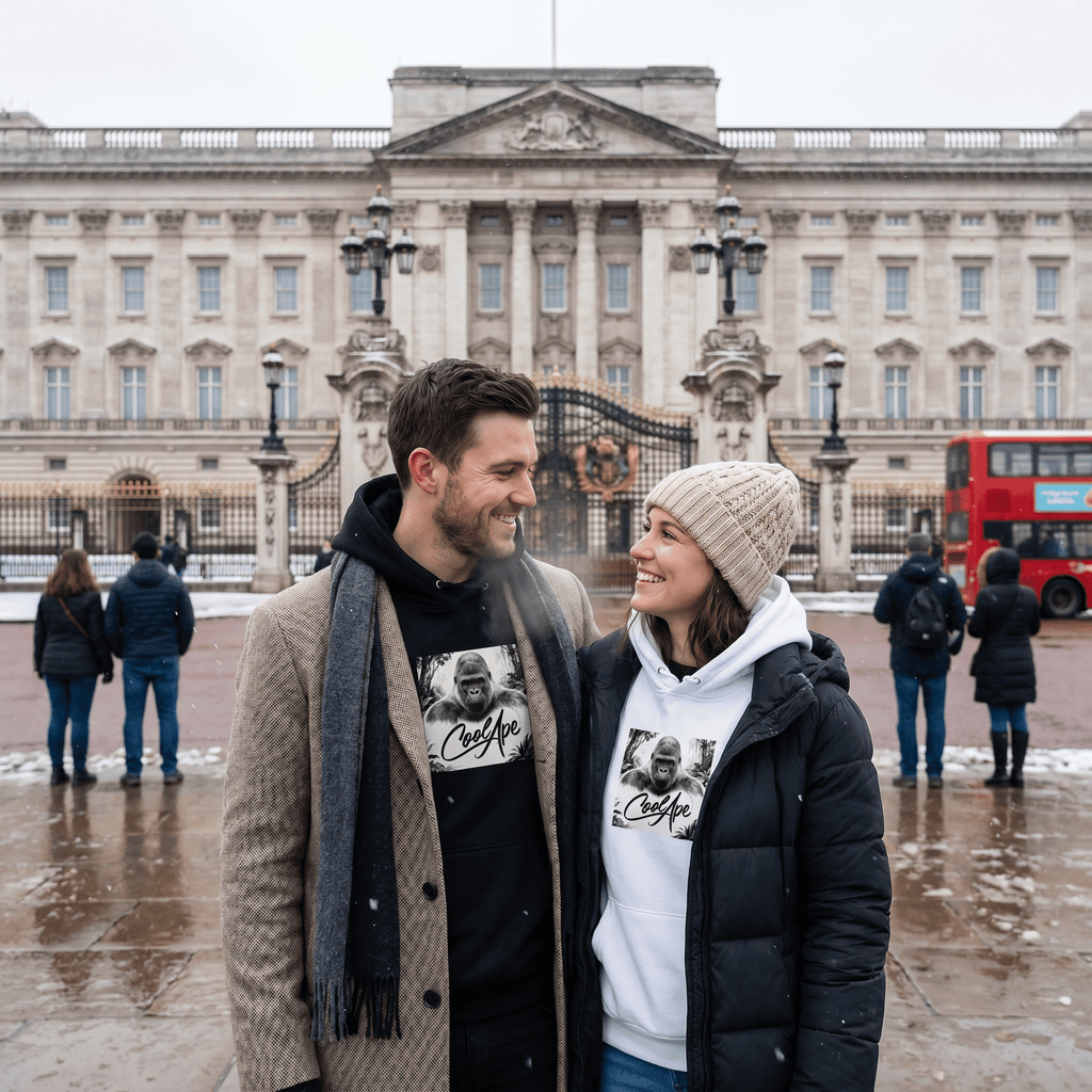 Gorilla Unisex essential eco hoodie - CoolApe.co.uk