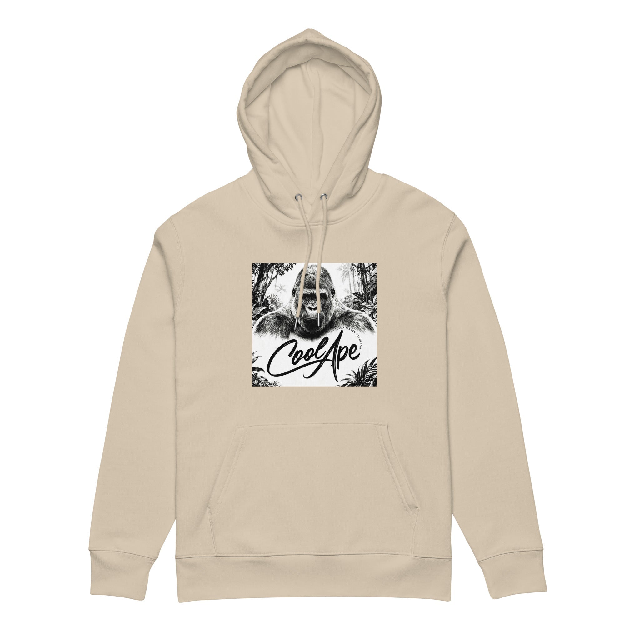 Gorilla Unisex essential eco hoodie - CoolApe.co.uk