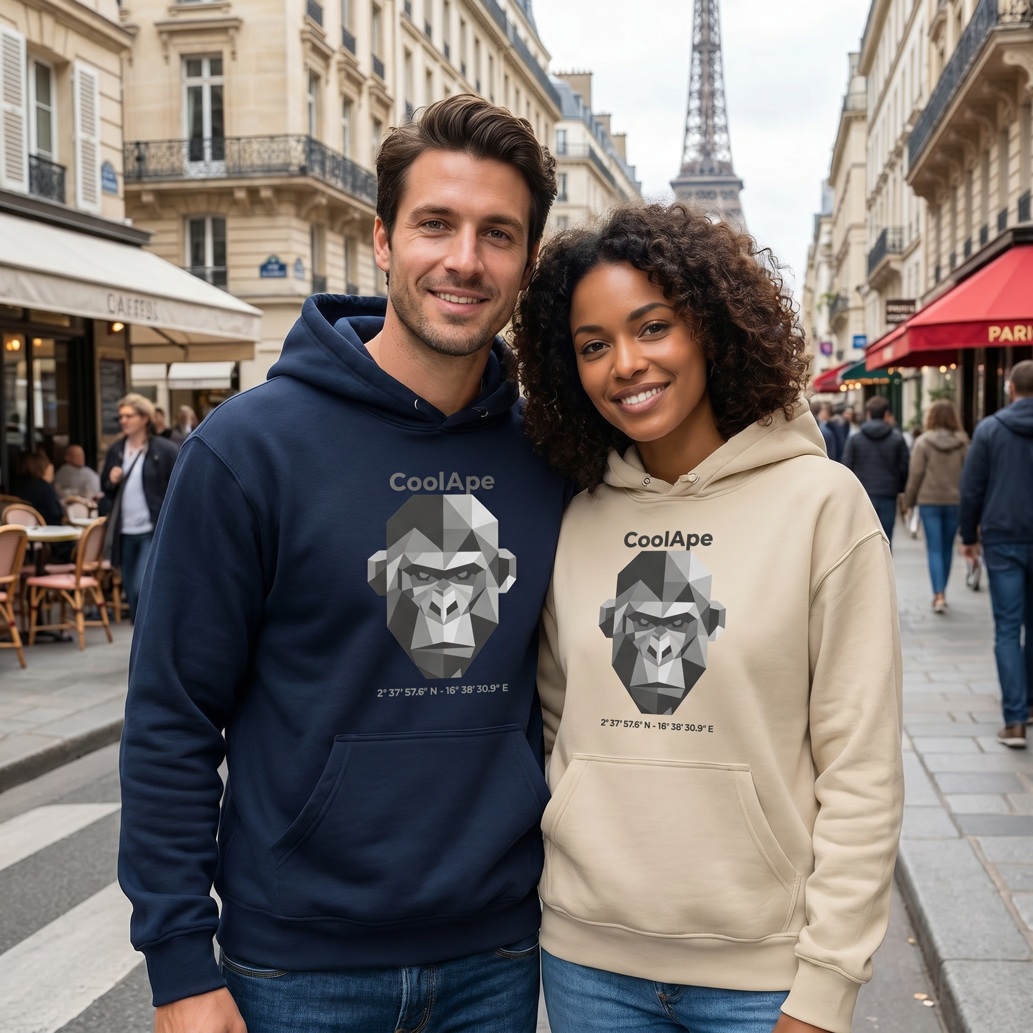 CoolApe Unisex essential eco hoodie Various Colours
