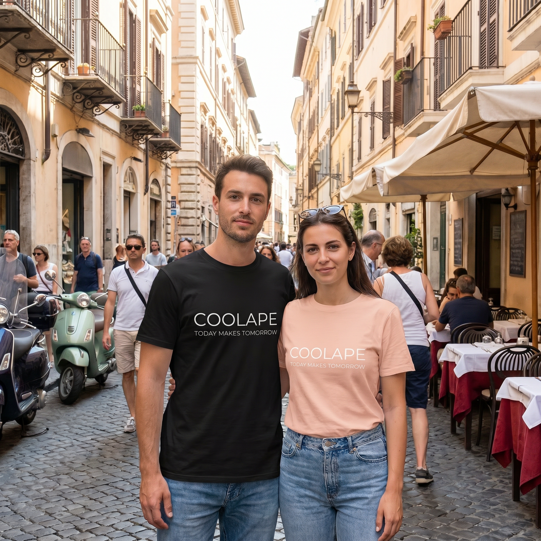 CoolApe Unisex Organic Cotton T-Shirtin Various Colours