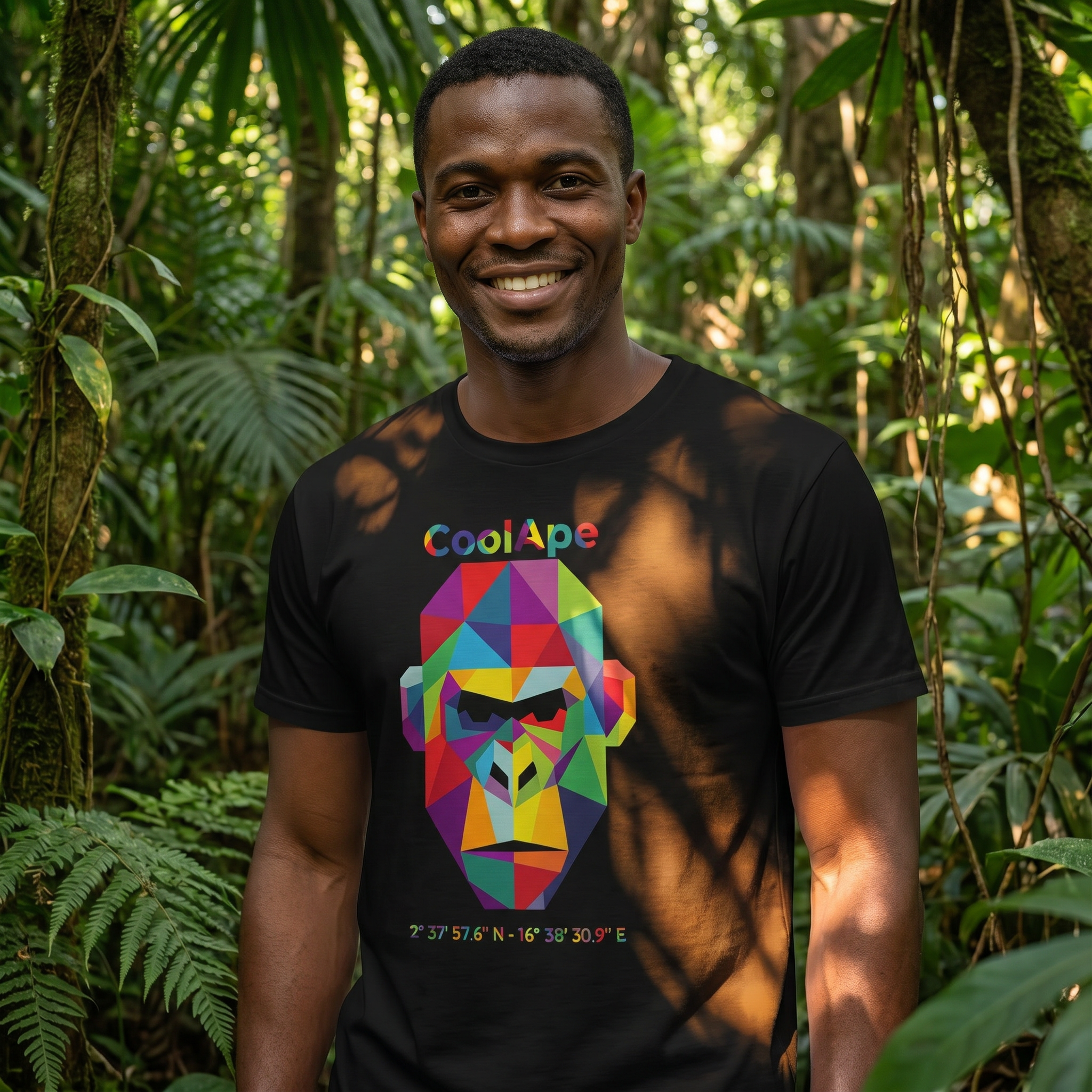CoolApe Unisex organic mid-light t-shirt in Various Colours
