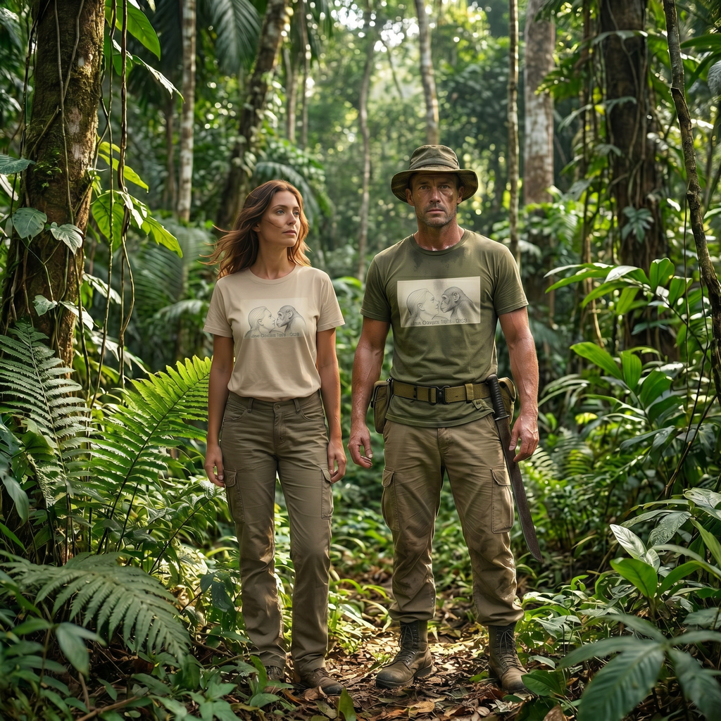 Jane Goodall Unisex 100% Organic Cotton T-Shirt in Various Colours