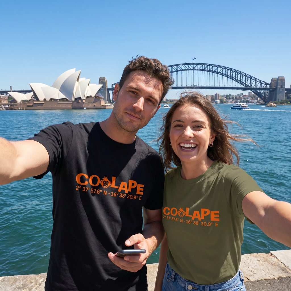 Funky CoolApe Unisex Organic Cotton T-Shirt in Various Colours