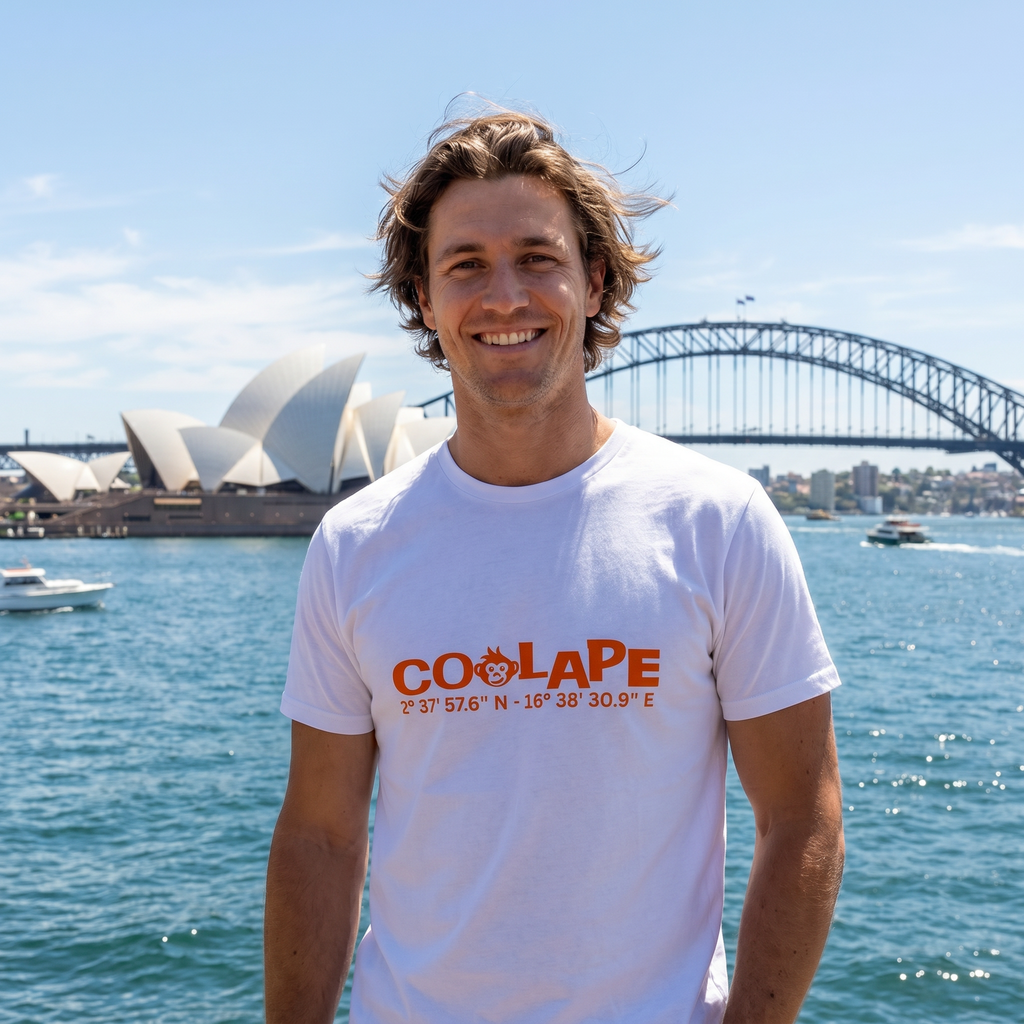 Funky CoolApe Unisex Organic Cotton T-Shirt in Various Colours